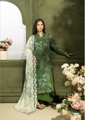 3 Pcs Unstitched Printed Lawn
