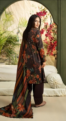 3 Pcs Unstitched Printed Lawn