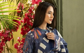 3 Pcs Unstitched Printed Lawn