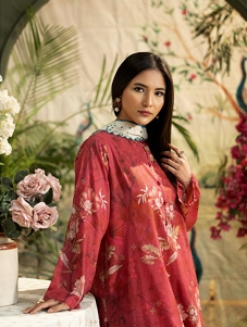 3 Pcs Unstitched Printed Lawn