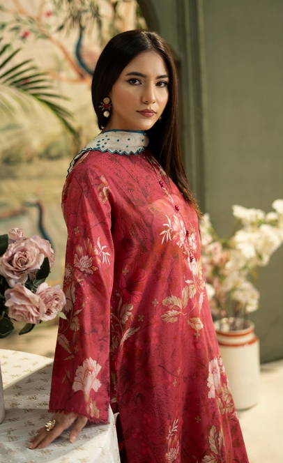 3 Pcs Unstitched Printed Lawn