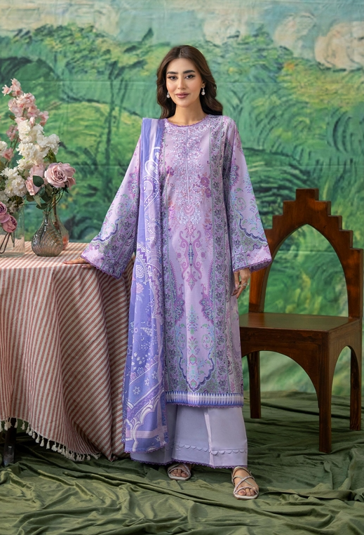 3Pcs Embroidered Lawn Embroidered lawn suit