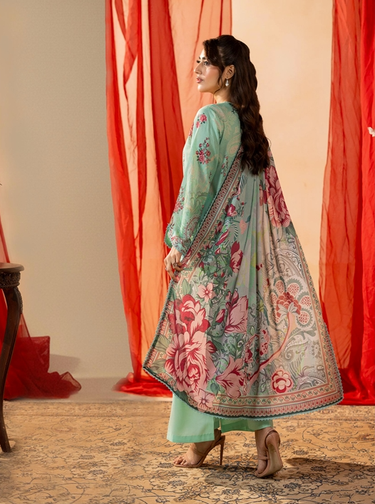 3Pcs Embroidered Lawn Embroidered lawn suit